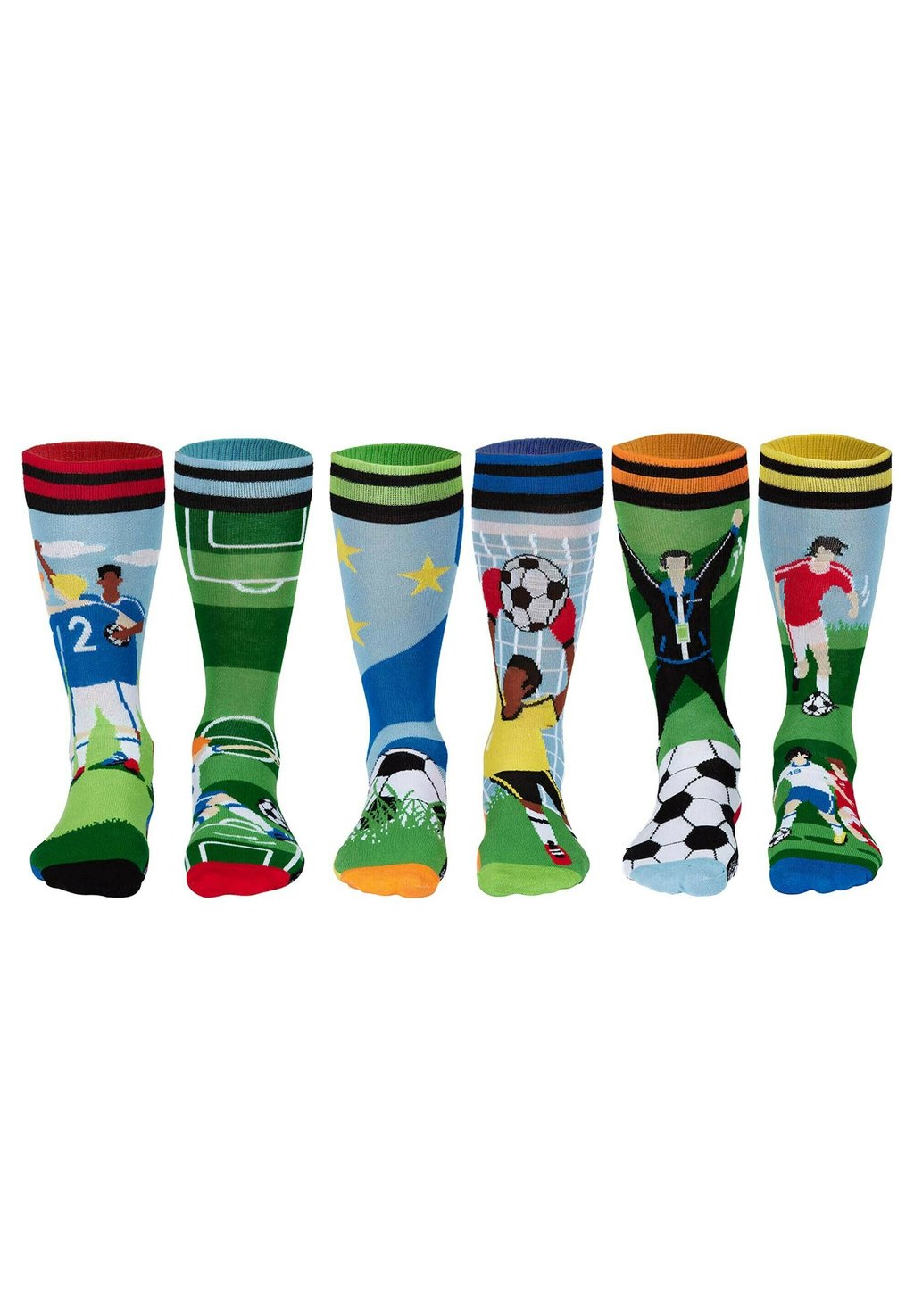 

Носки 6 PACK MOTTOMOTIVE United Odd Socks, мультиколор