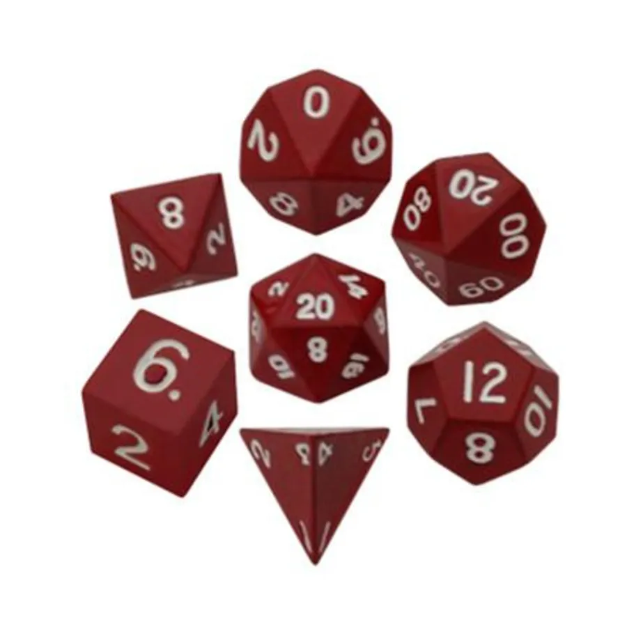 

Поликомплект красный 16 мм (7), Metal Dice (Metallic Dice Games)