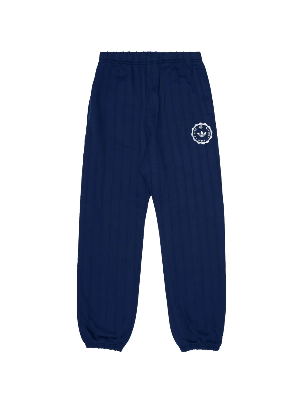 

Рифленые брюки с нашивкой X CLOT by Edison Chen Adidas, синий