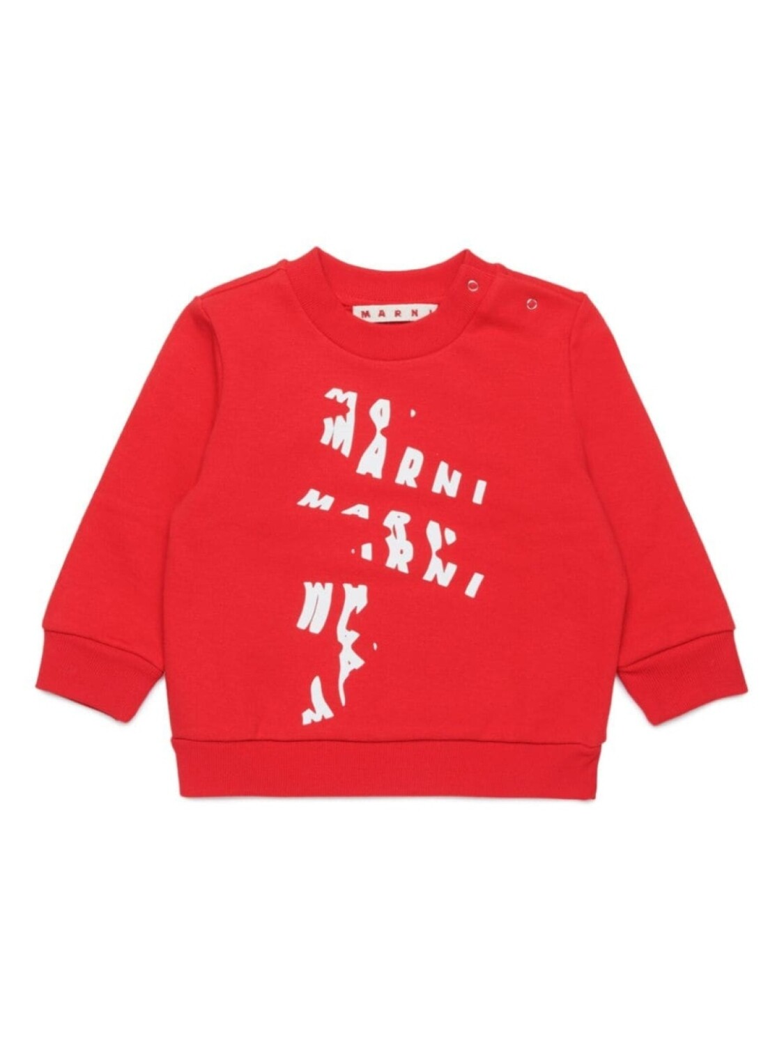 

Marni Kids толстовка с логотипом, красный