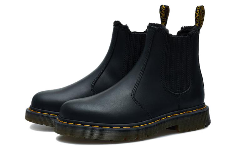 Мужские ботинки челси Dr. Martens 2976 кожаные с подошвой Wintergrip, черный — фото 2