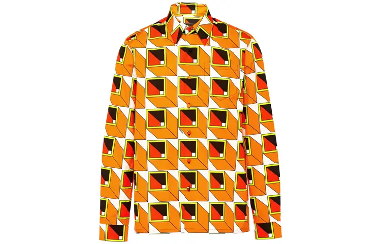 

Рубашка мужская многоцветная Prada, цвет Multicolor