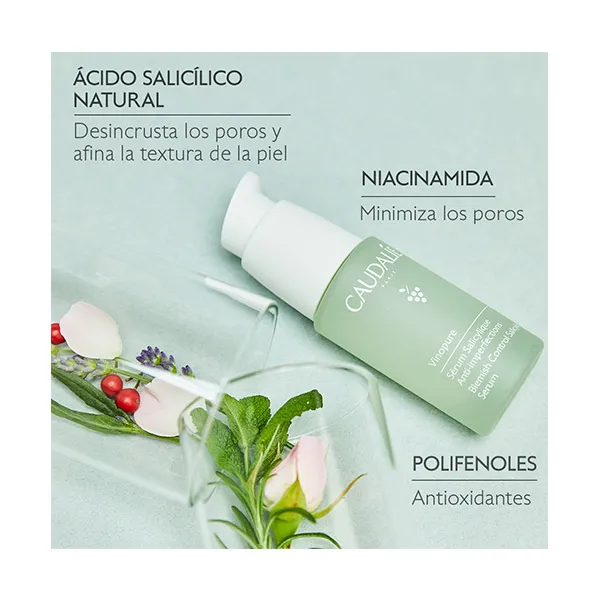 Сыворотка Caudalie — Салициловая против несовершенств Vinopure, 30 мл — фото 4