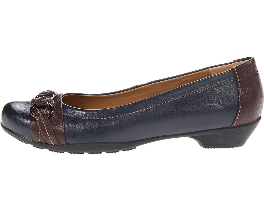 Туфли на плоской подошве Comfortiva Posie - Soft Spots, цвет Navy/Chocolate Velvet Sheep Nappa — фото 4