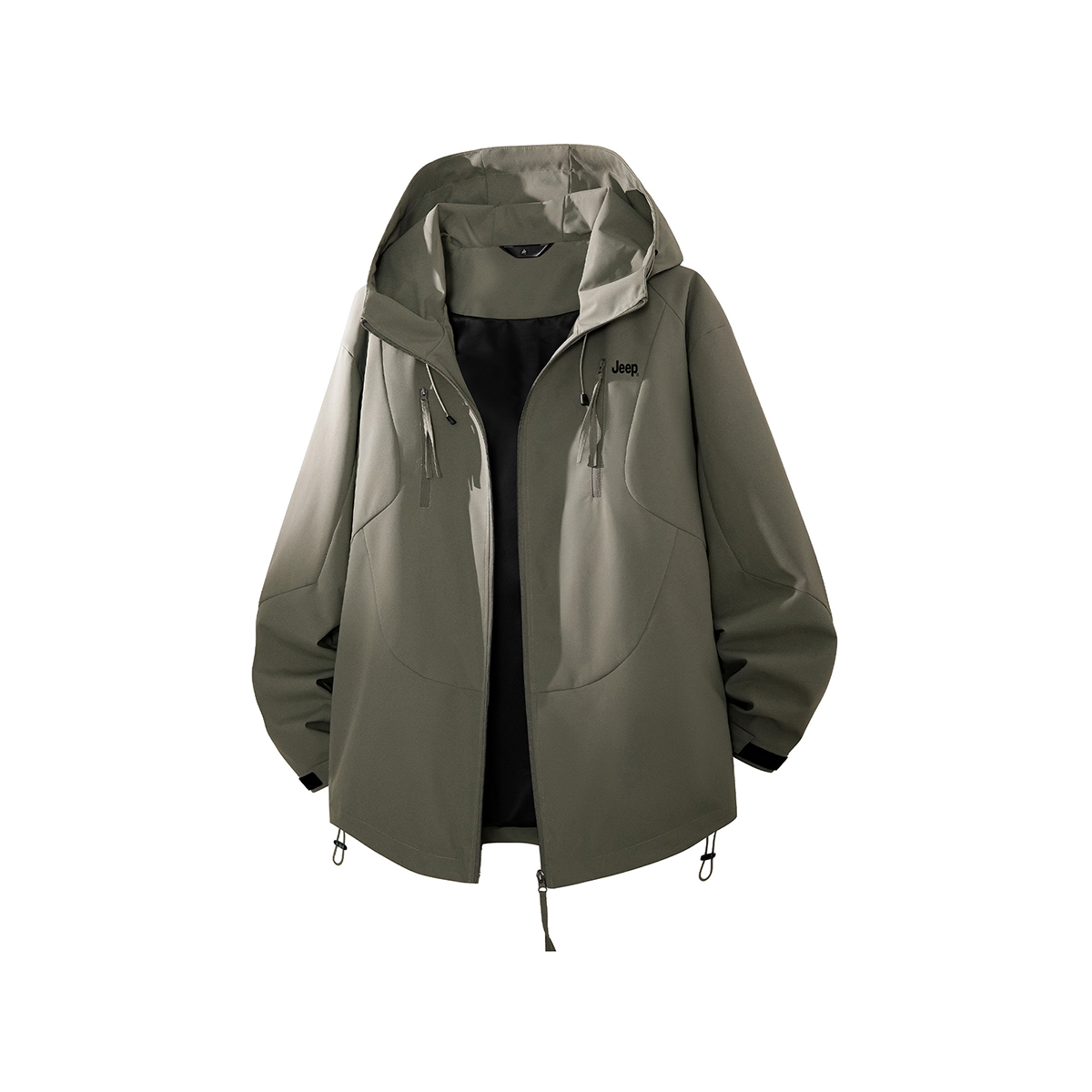 

Куртка Unisex с отстегивающимся капюшоном Moderate Hard Shell Jeep, коричневый зеленый