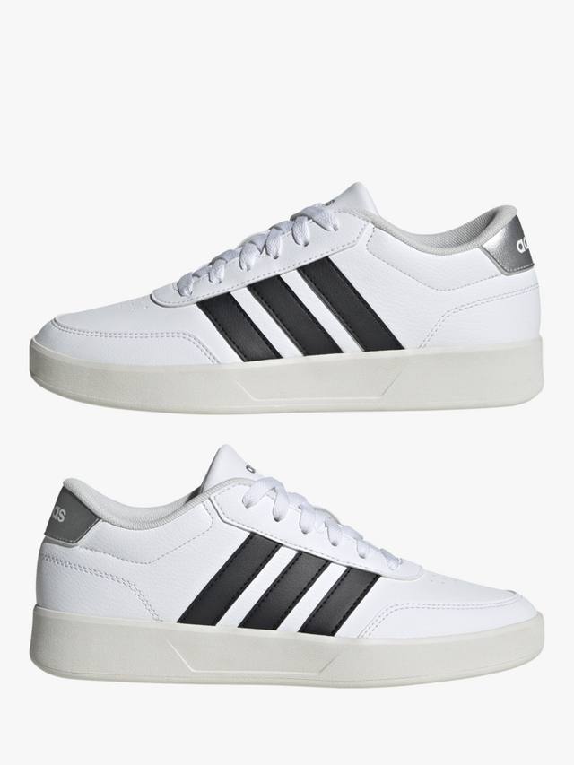 Breaknet Sleek 3.0 низкие кроссовки adidas, White/Black — фото 3