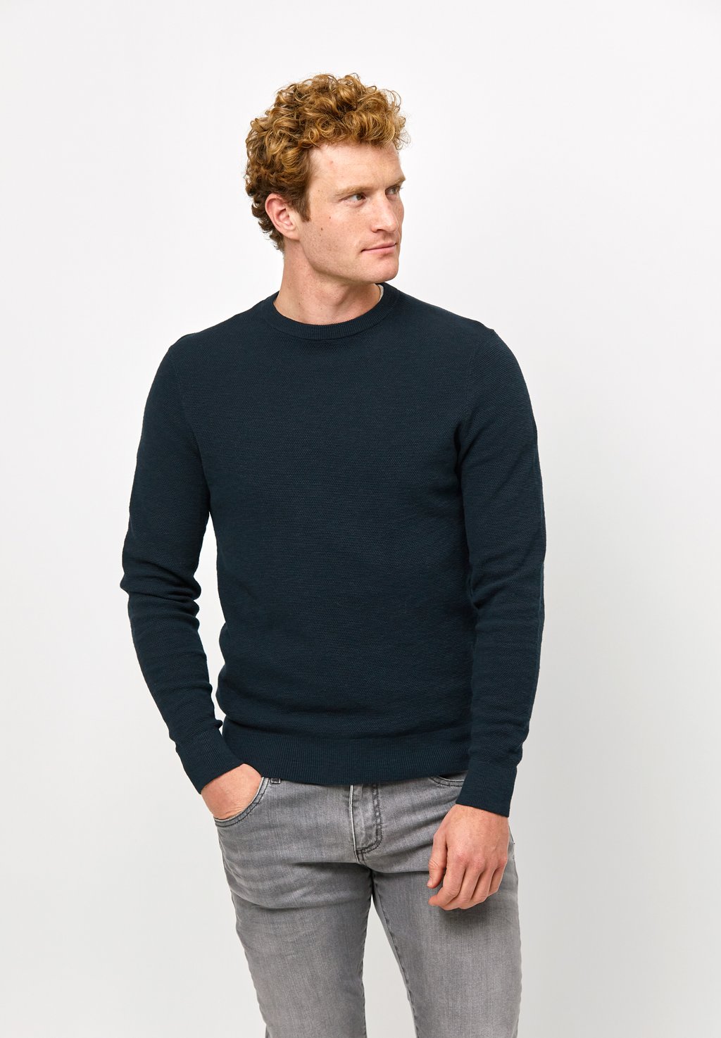 

Свитер Crew Neck PROFUOMO, цвет navy