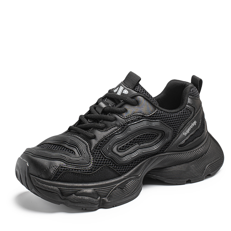 

Низкие массивные кроссовки с нескользящим и износостойким покрытием для мужчин SUPEREDGE, Black