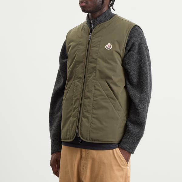 Рубашка-куртка Roquille из ворсистого хлопка Moncler, зеленый — фото 4