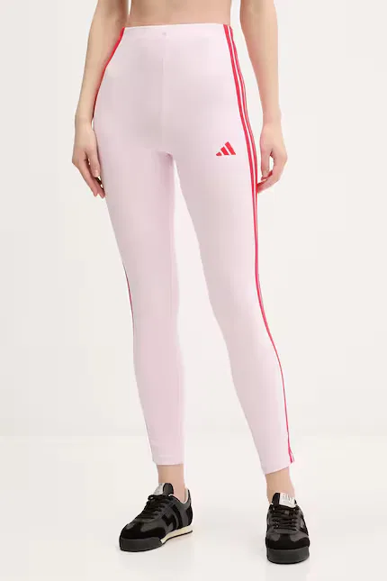 Леггинсы из эластичной ткани Adidas, розовый
