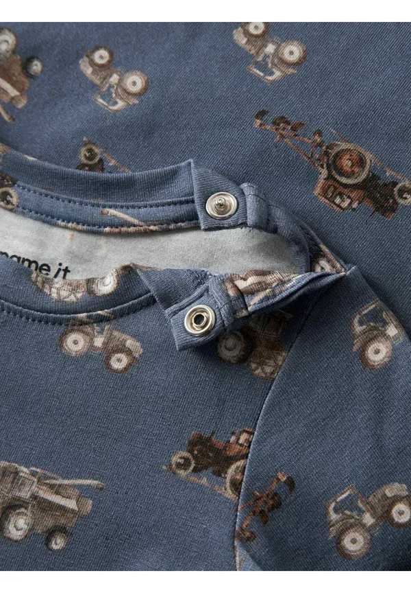 Боди Name It, vintage indigo, цвет выбеленный индиго — фото 3