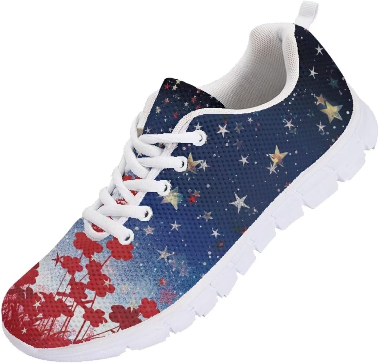 

Женские и мужские кроссовки для бега, модные кеды, легкие спортивные кроссовки для фитнеса и тренировок, для тенниса, бега и походов Getelinseng, белый/красный/синий