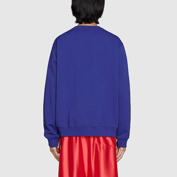Толстовка GUCCI SS21 Rainbow Stars Crewneck 'Purple', фиолетовый — фото 3