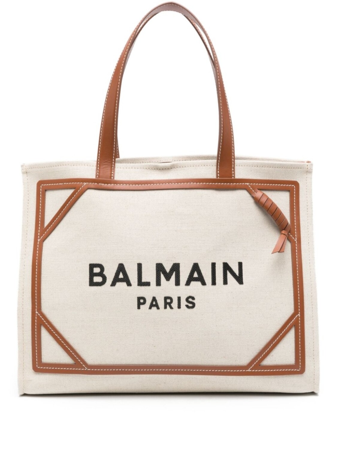 

Balmain сумка-тоут B-Army с логотипом, нейтральный цвет