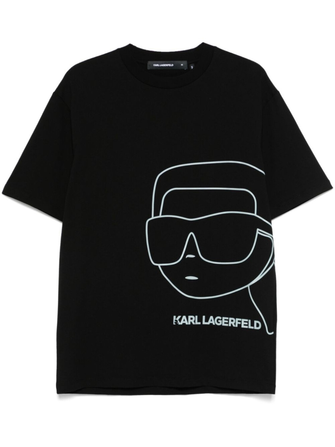 

Karl Lagerfeld футболка с логотипом Ikonik Karl, черный