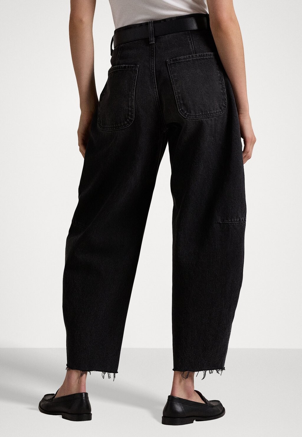 

Джинсы свободного кроя CURVED JEAN Polo Ralph Lauren, черный деним