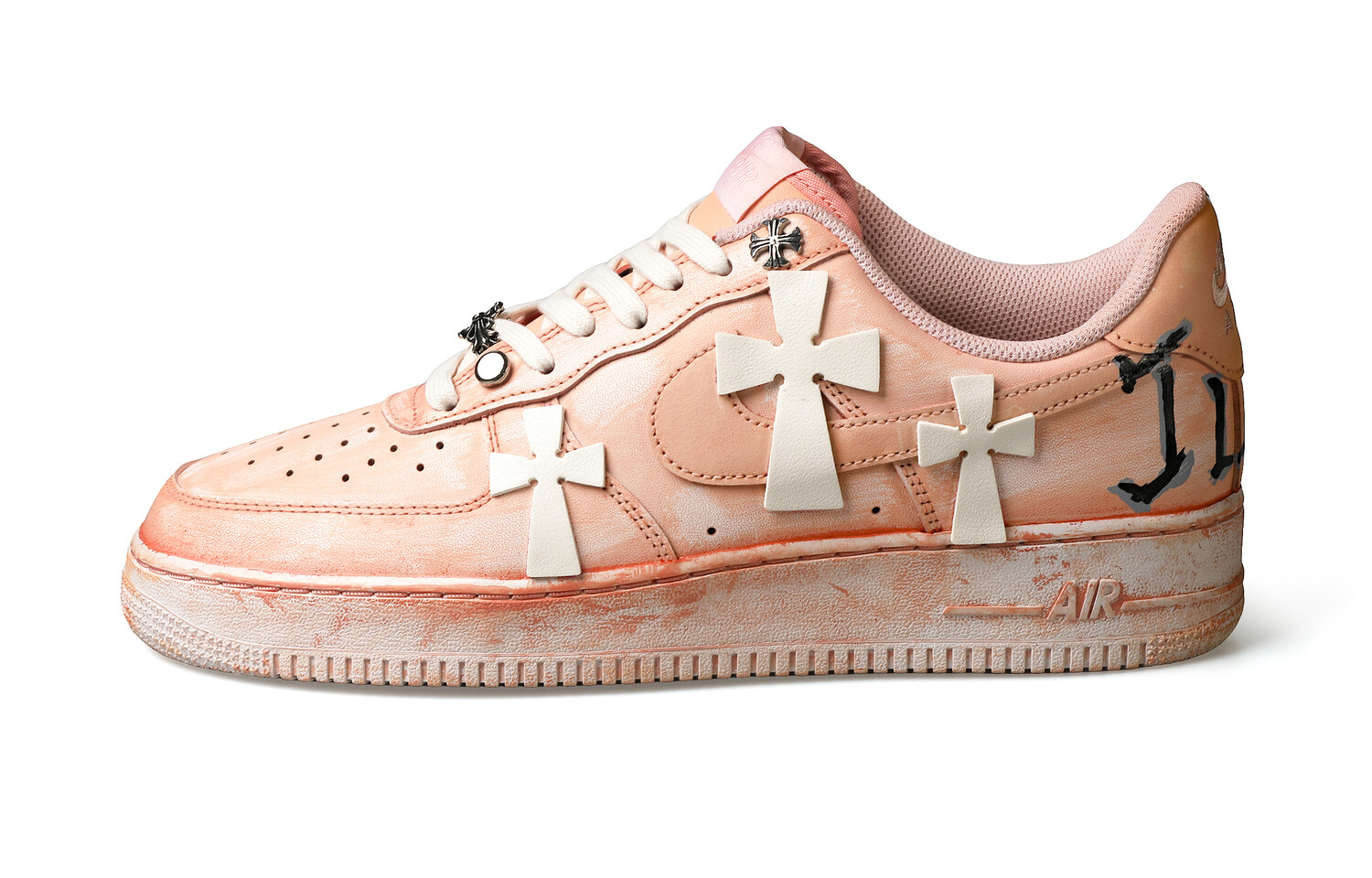 

Кроссовки Nike Air Force 1 Skateboard Shoes Women's Low-Top Pink, Розовый, Кроссовки Nike Air Force 1 Skateboard Shoes Women's Low-Top Pink
