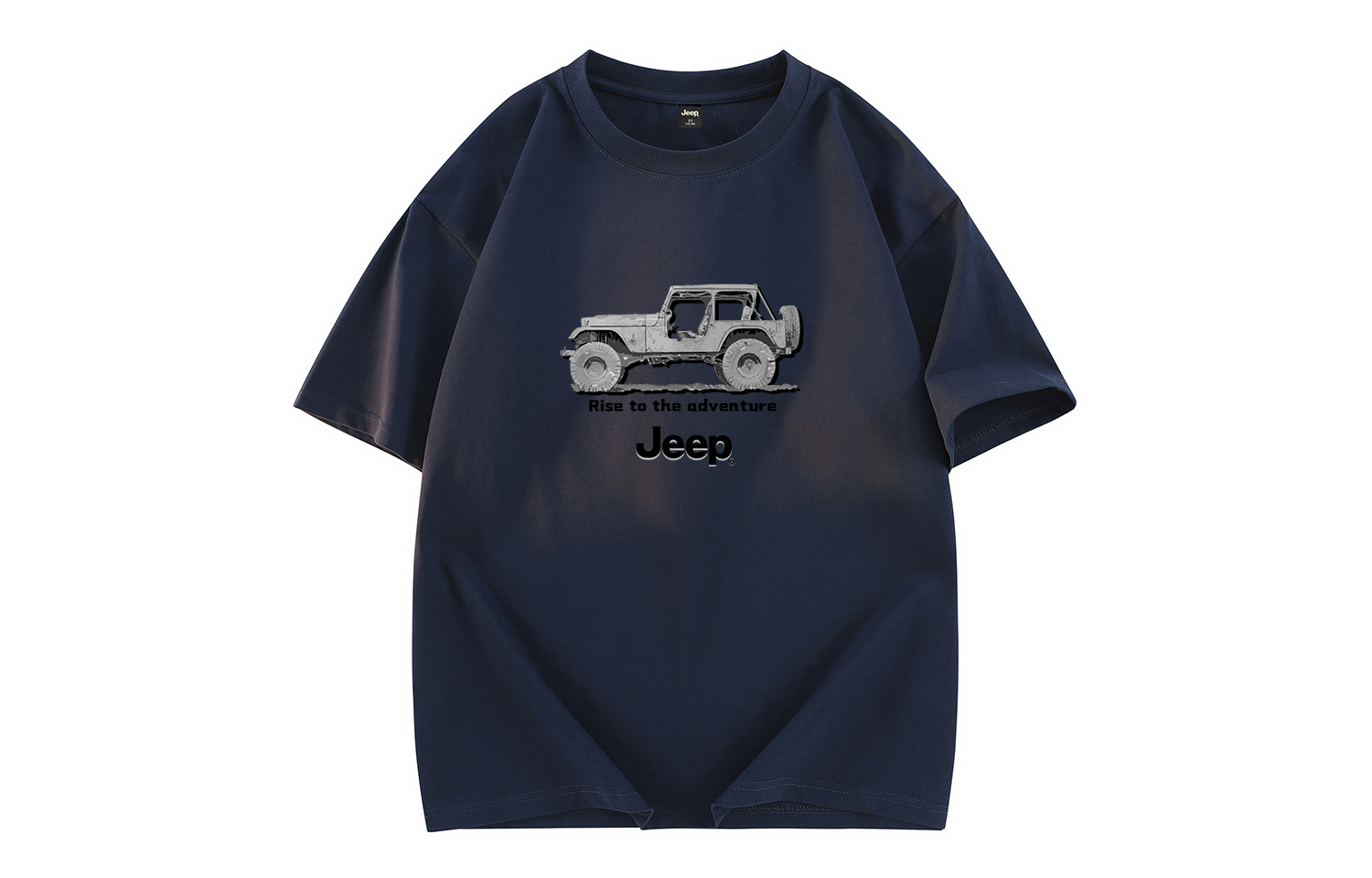 

Футболка Unisex Crew Neck Moderate Heavyweight Jeep, темно-синий