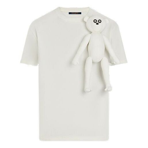 

Футболка lv ss21 doll pendant crewneck short sleeve for men white Louis Vuitton, белый