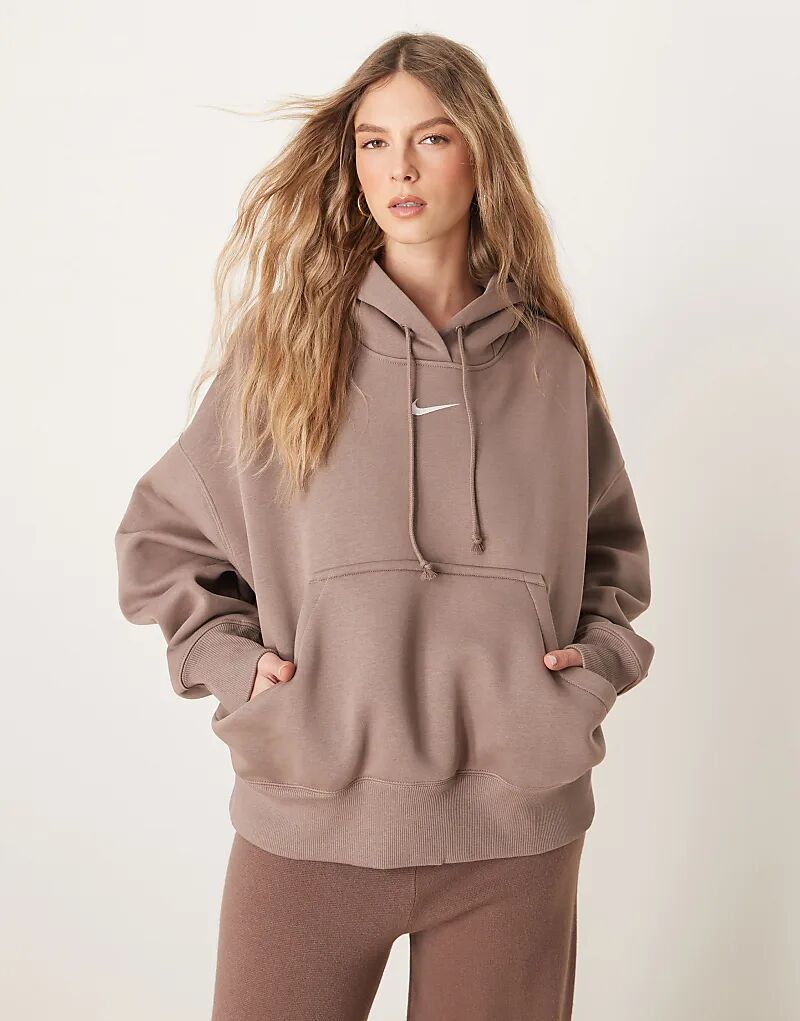 

Толстовка Phoenix extra oversize коричневого цвета Nike