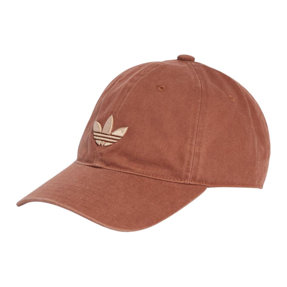 

Adidas Хлопковая бейсболка унисекс коричнево-серая, Brown