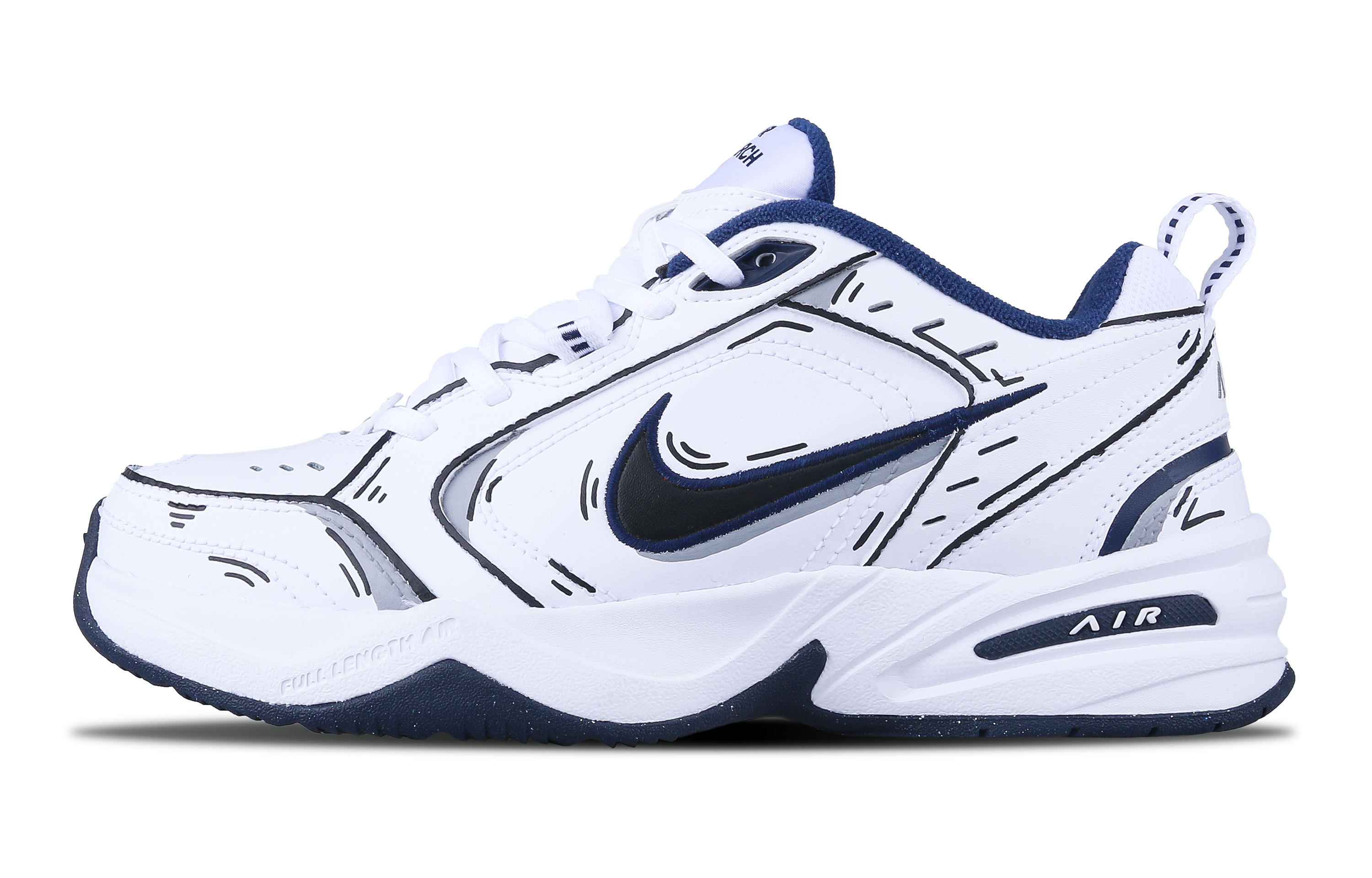 

Массивные кроссовки Nike Air Monarch 4 унисекс, White