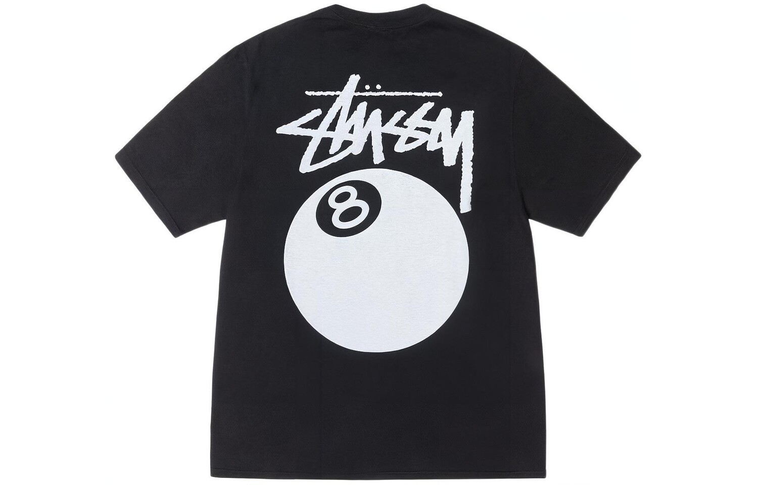 Футболка Stussy 8 Ball Pigment Dyed, черный