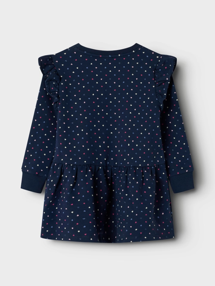 Name it Свитшот NMFOEANA LS SWE DRESS BRU в цвете mood indigo — фото 2