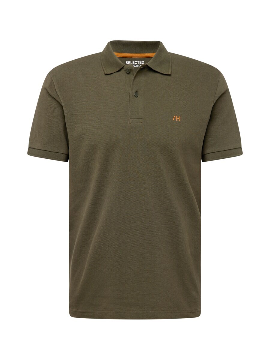 

Рубашка поло SELECTED HOMME Shirt SLHDante, оливковый