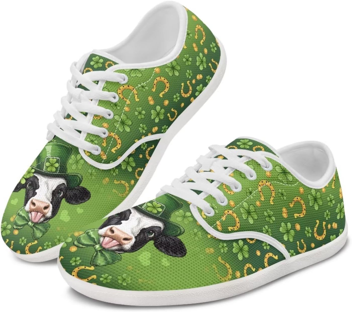 

Женские повседневные туфли на День Святого Патрика, деловые балетки, кроссовки для прогулок, путешествий и работы, деловые мокасины Ecaestolph, зеленый