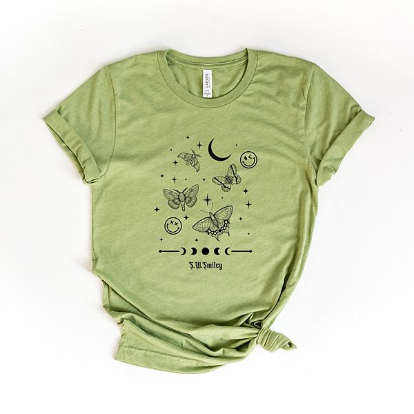 

SWSmiley witchy moth - женская футболка с коротким рукавом и принтом Simply Sage Market, Light Green, Зеленый, SWSmiley witchy moth - женская футболка с коротким рукавом и принтом Simply Sage Market, Light Green