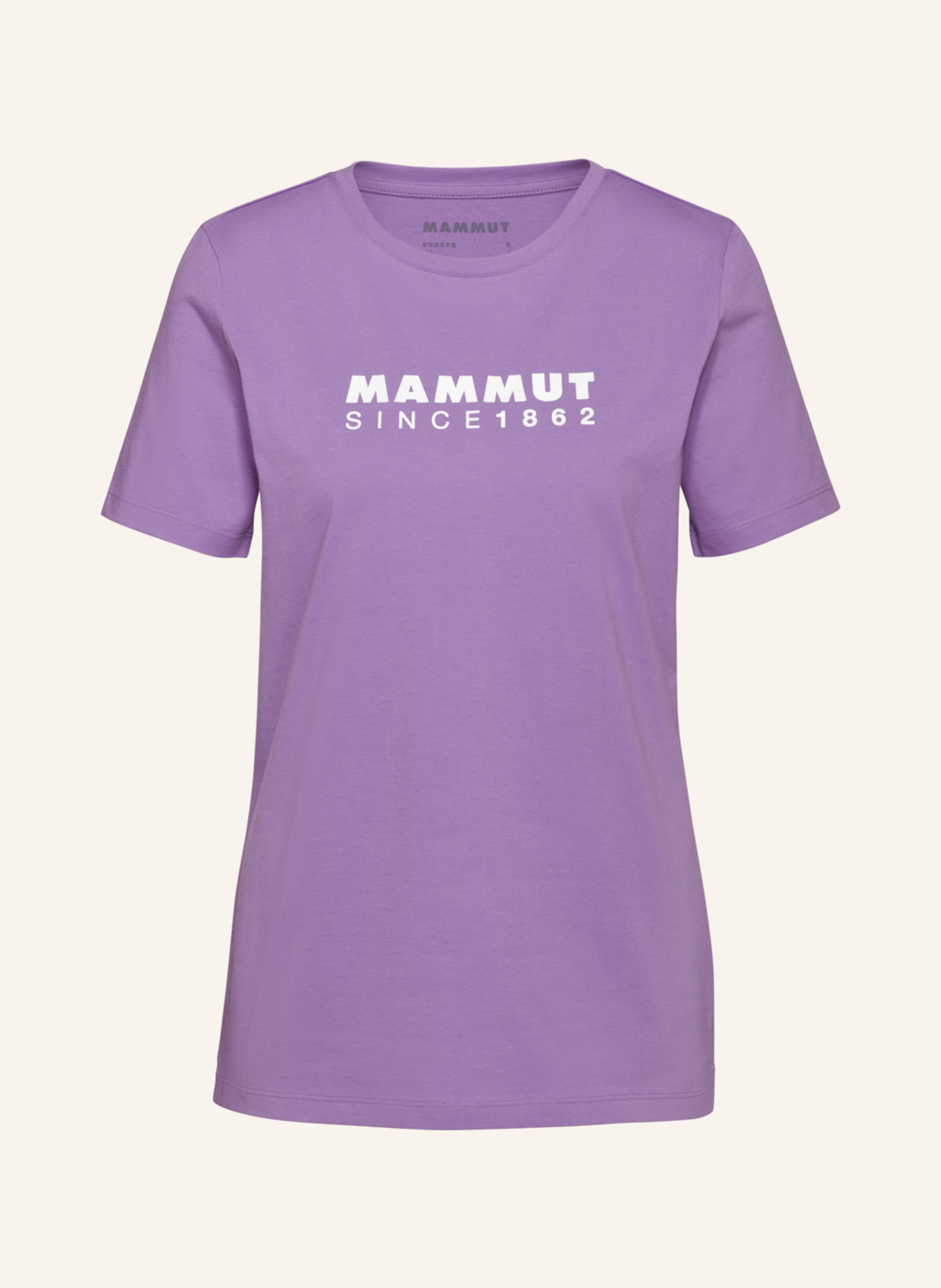 

Основной логотип футболки Mammut, фиолетовый