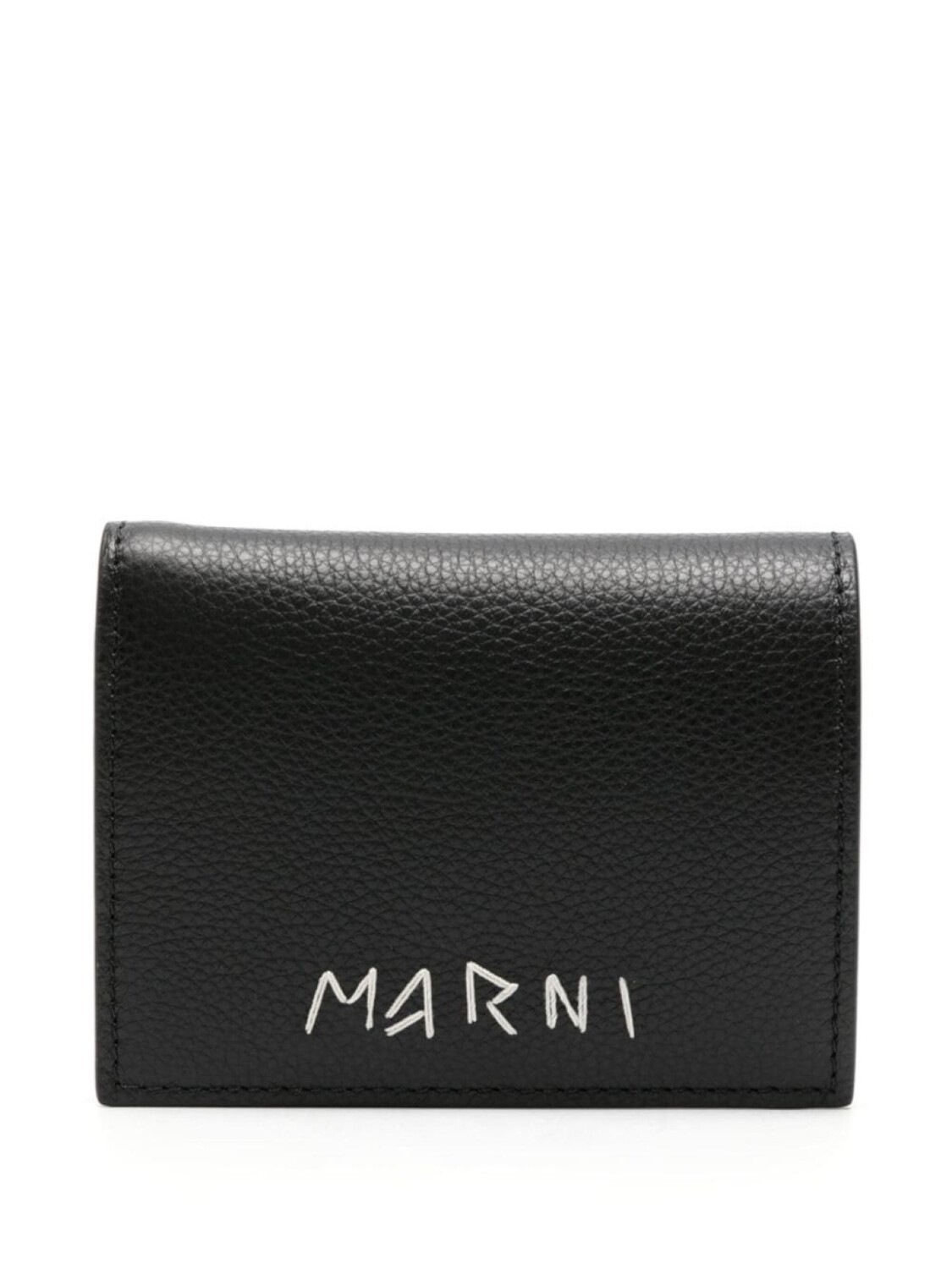 

Marni кошелек с вышитым логотипом, черный