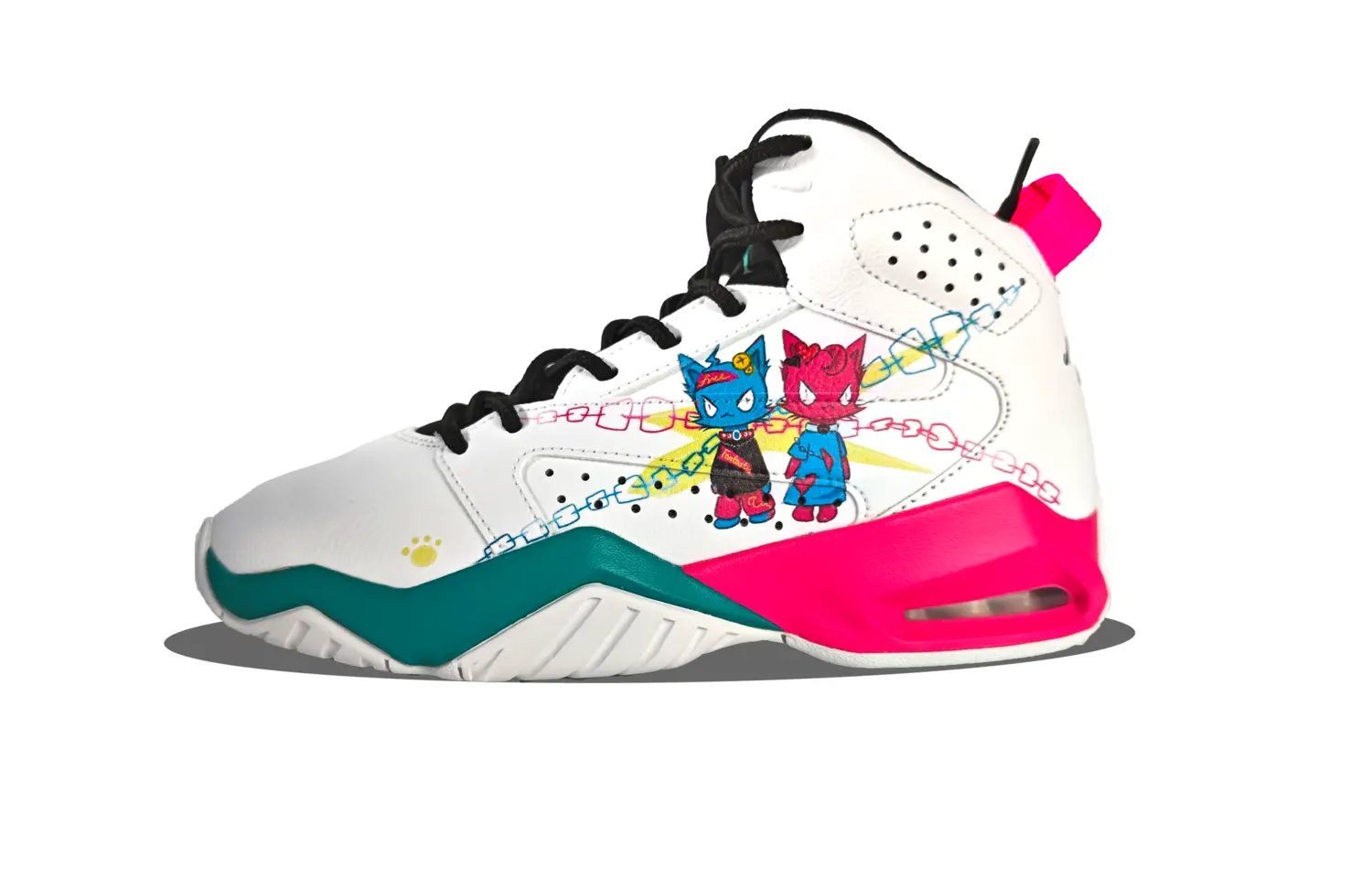 

Кроссовки Jordan Lift Off Vintage Basketball Shoes Women's Mid-top Pink, белый
