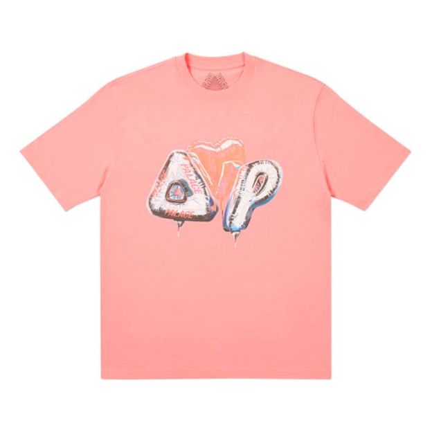 

Футболка PALACE Inflator Pink Love Triangle Pattern Short Sleeve Unisex, розовый