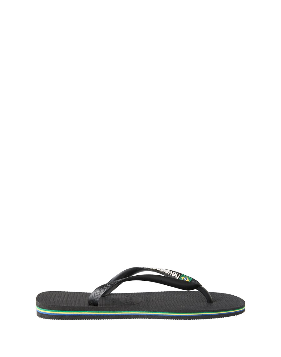 Сандалии с Т-образной перемычкой HAVAIANAS Brasil, черный — фото 2