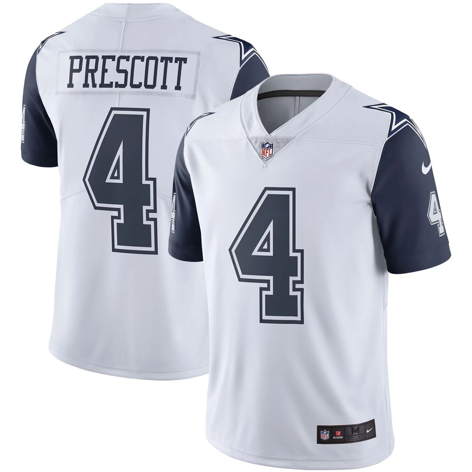

Мужское джерси белого цвета Dak Prescott Dallas Cowboys Rush Vapor Limited Nike, Белый, Мужское джерси белого цвета Dak Prescott Dallas Cowboys Rush Vapor Limited Nike