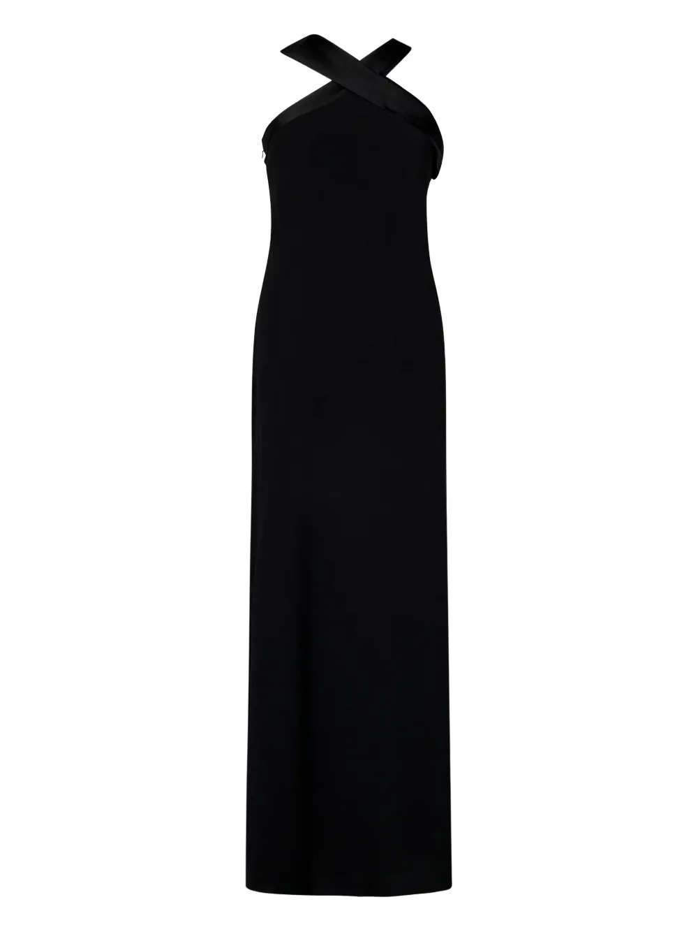 

Платье с вырезом халтер MAX MARA, черный