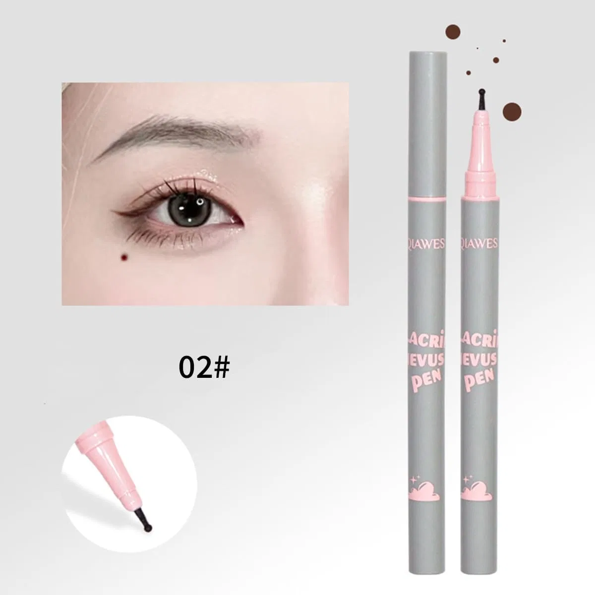 Подводка для глаз Mole Makeup Freckle Pen, коричневая, 1 шт — фото 2