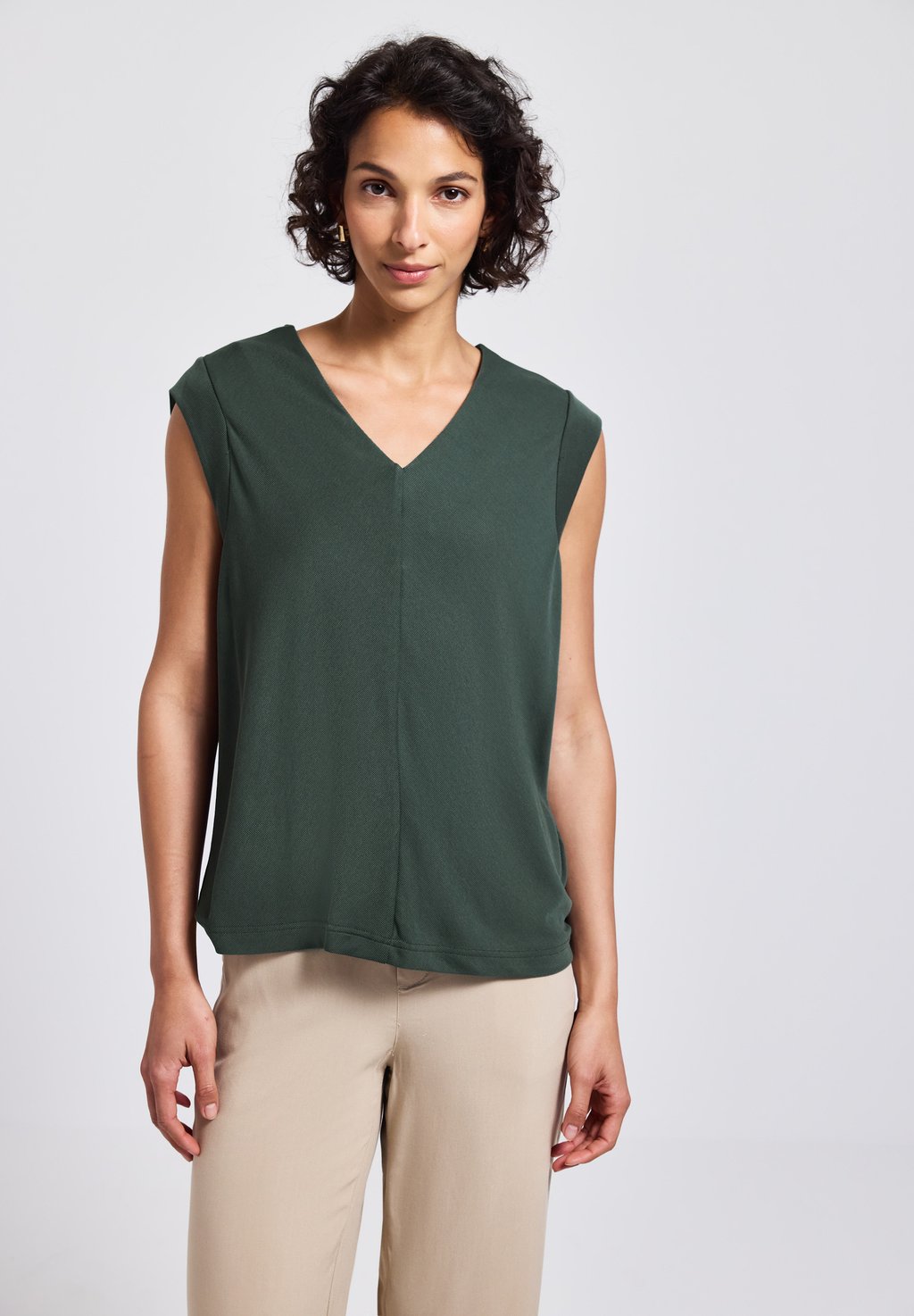 

Топ LOOK STRUKTUR Street One, цвет Grün