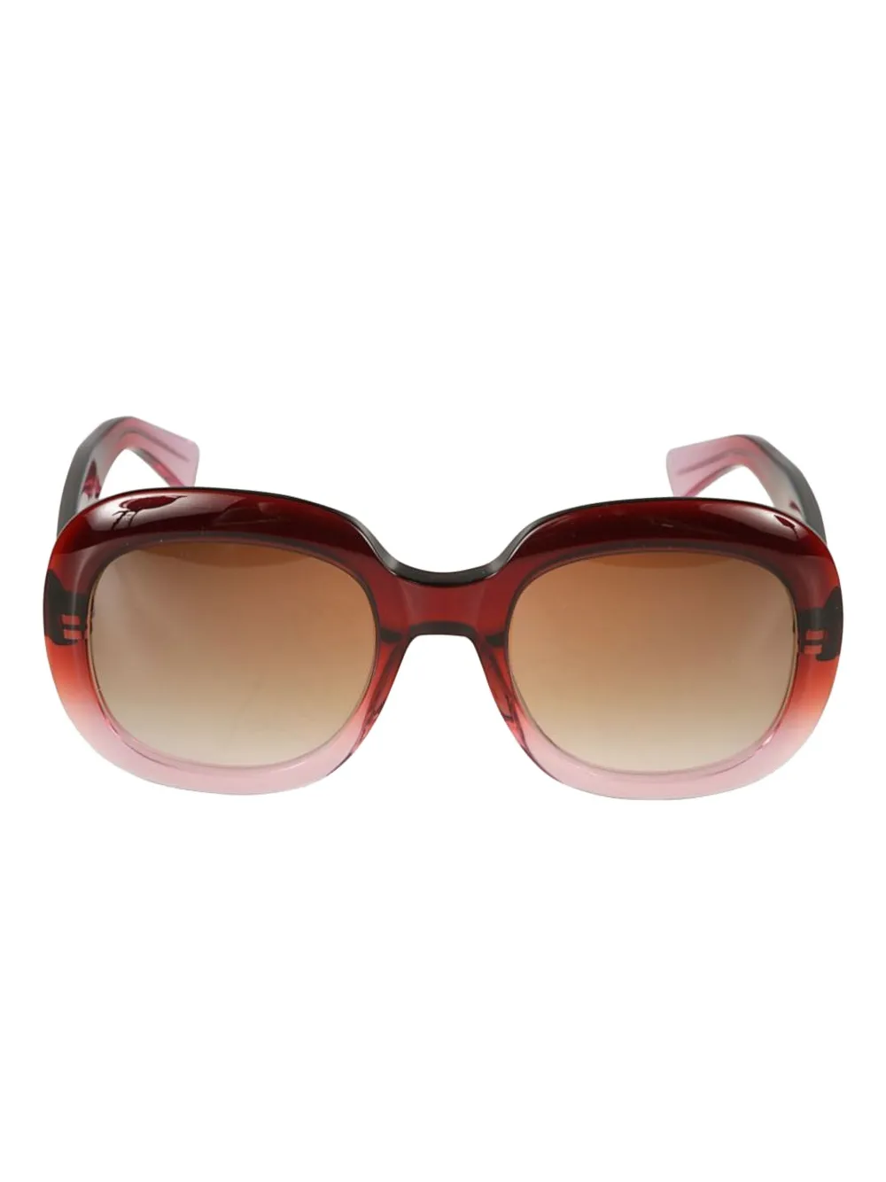 

Солнцезащитные очки круглой формы Brigitte Kador, красный