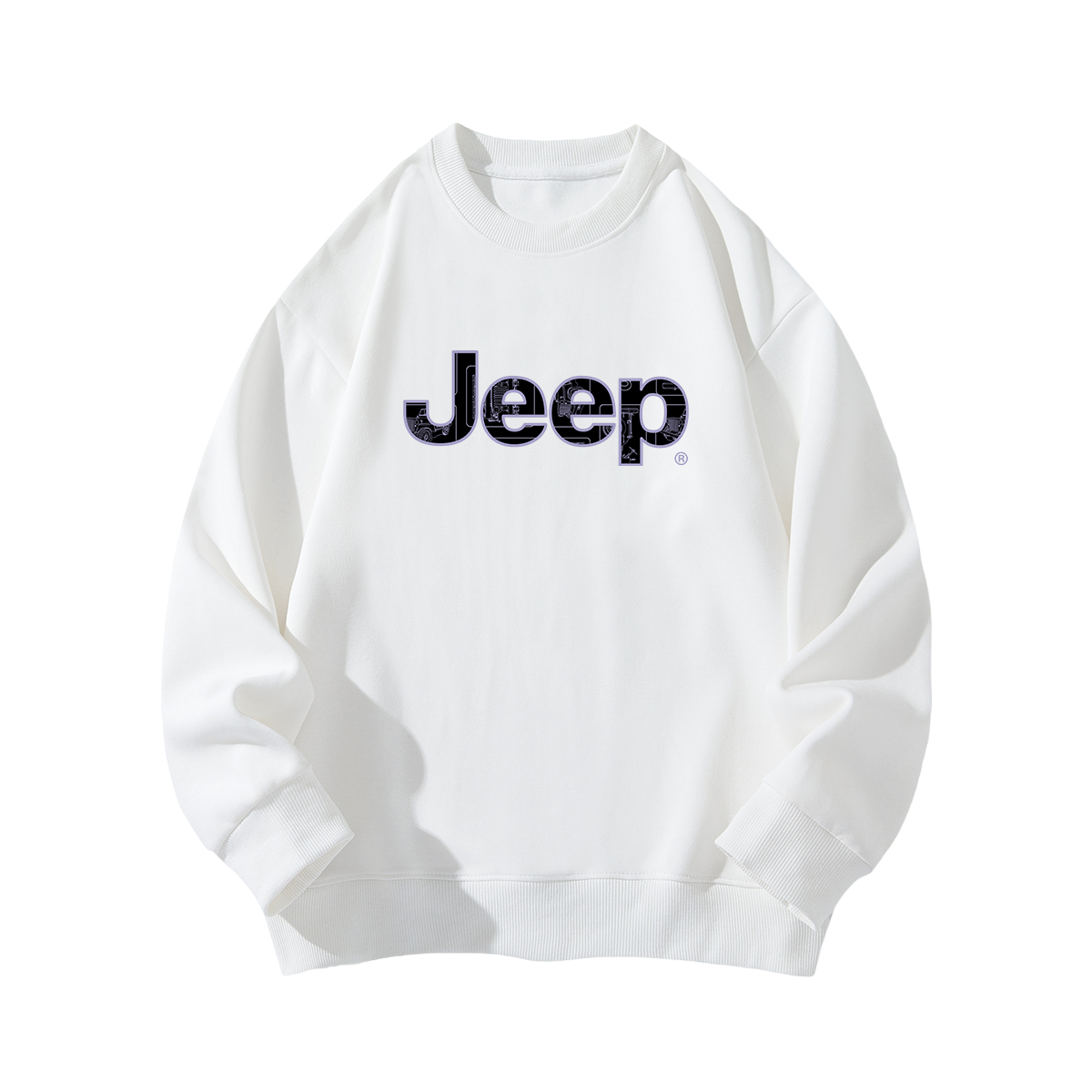 

Свитшот школьный Jeep, цвет хиттер грей