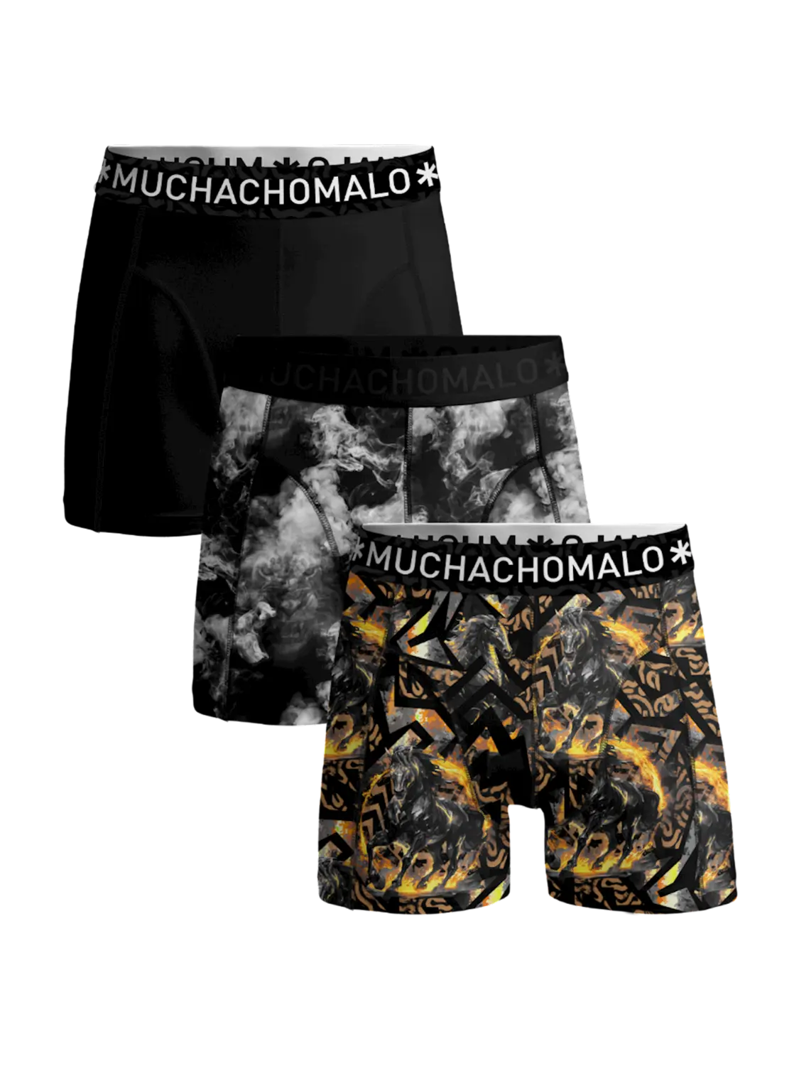 

Боксеры 3 шт трусы Muchachomalo, мультиколор