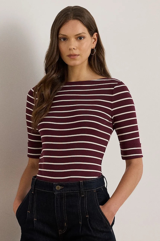 

Лонгслив Lauren Ralph Lauren, бордовый