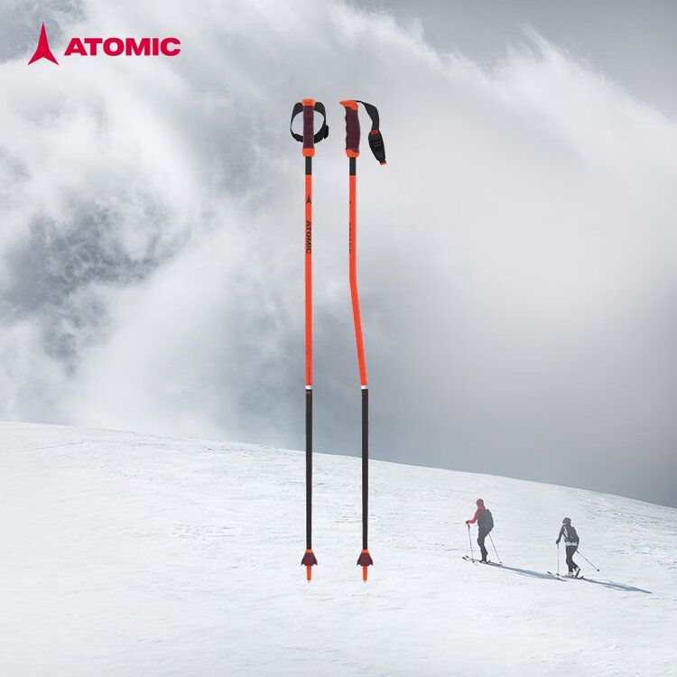 

Atomic Лыжные палки 5/6 star full mountain carbon/aluminum, горнолыжное снаряжение, red-6 star carbon pole redster rs gs sqs, 125см