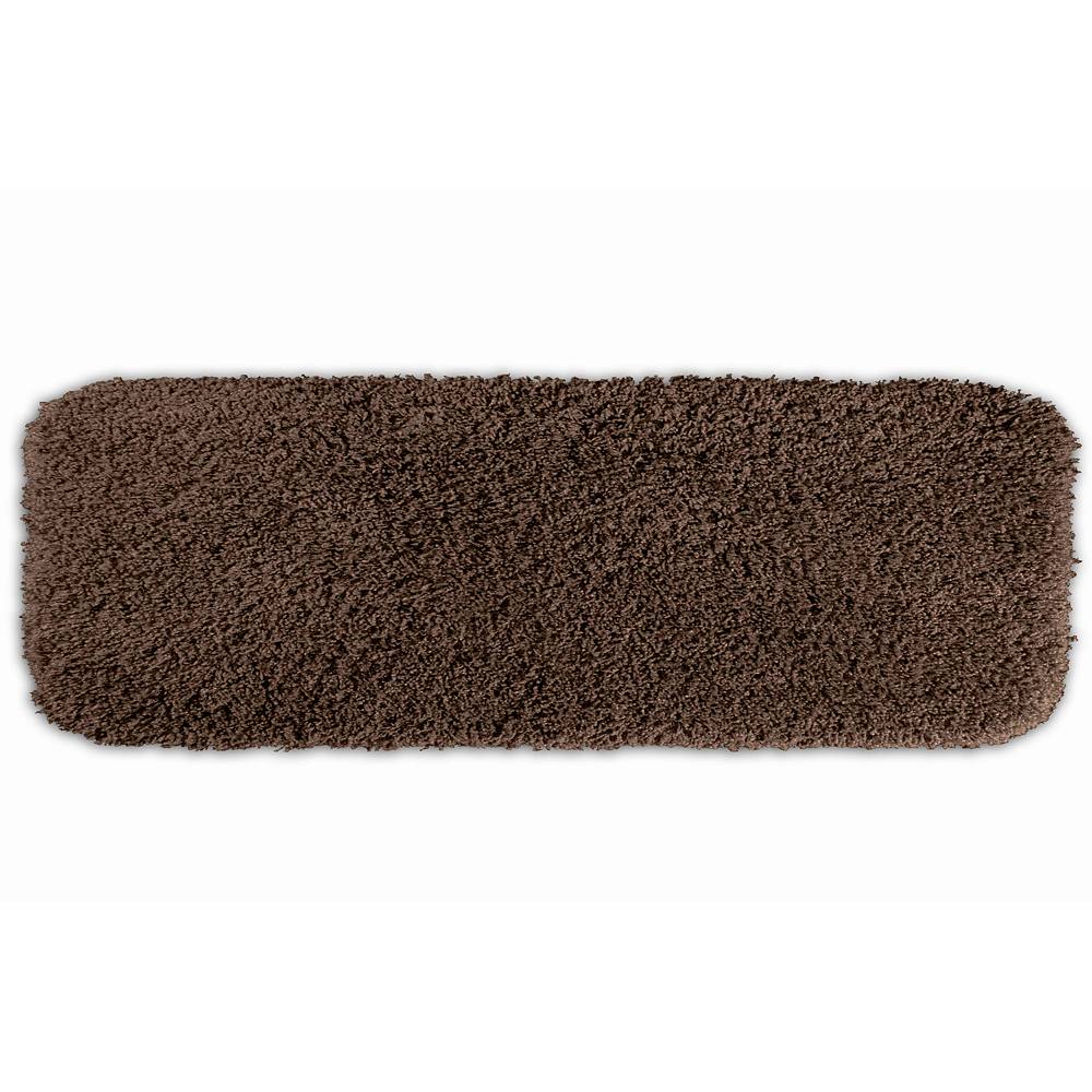 

Коврик-гирлянда Serendipity Solid Shag 22x60 Дорожка для ванны Garland Rug, цвет Chocolate