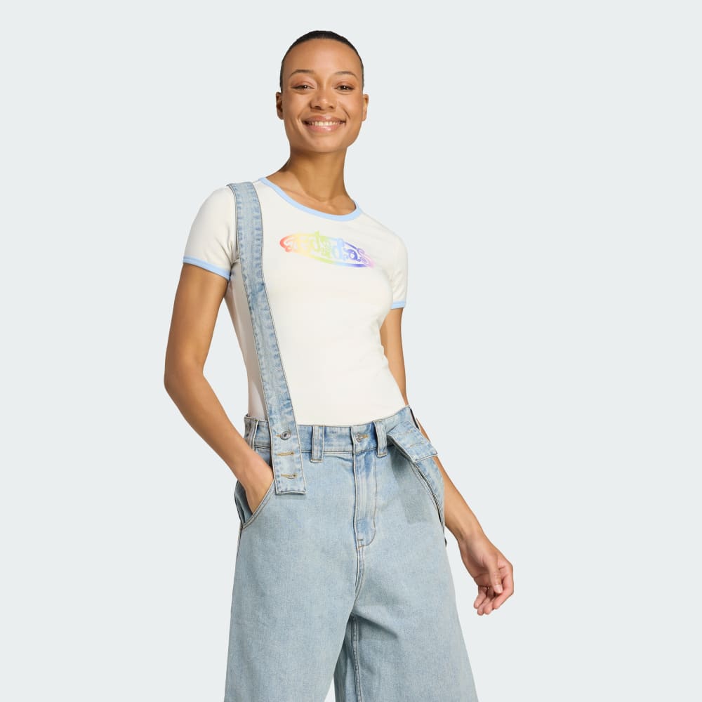 

Футболка Adidas x Jeremy Scott Graphic Slim Tee, цвет Cloud White