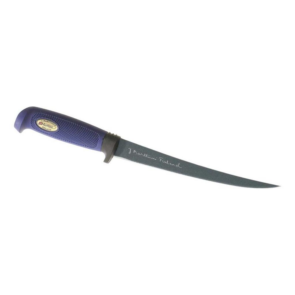 

Нож для филе Herbertz Messer Solingen Marttiini с резиновой ручкой и черным покрытием лезвия Martef