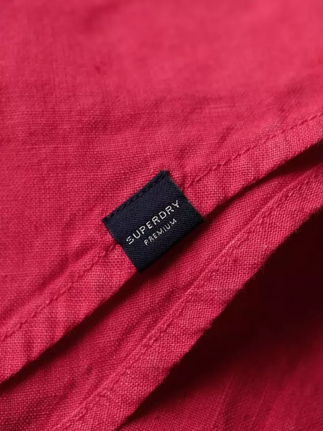 Рубашка Superdry Casual Linen Boyfriend, цвет electric/pink — фото 3