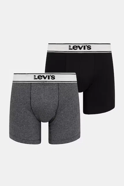 Боксеры 2 шт классические Levi's, черный